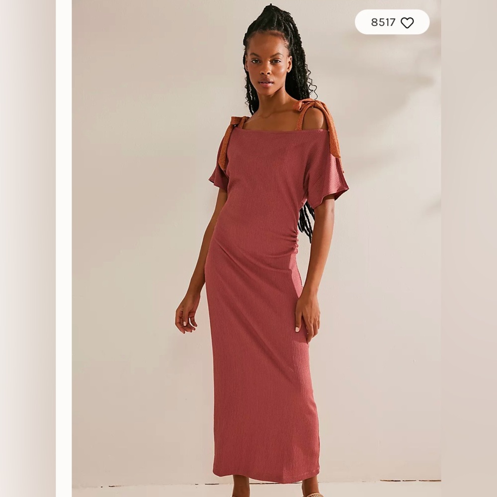 Free People Promenade Midi Dress NWT